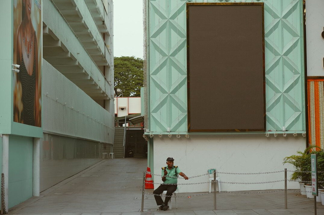 security guard monitoring