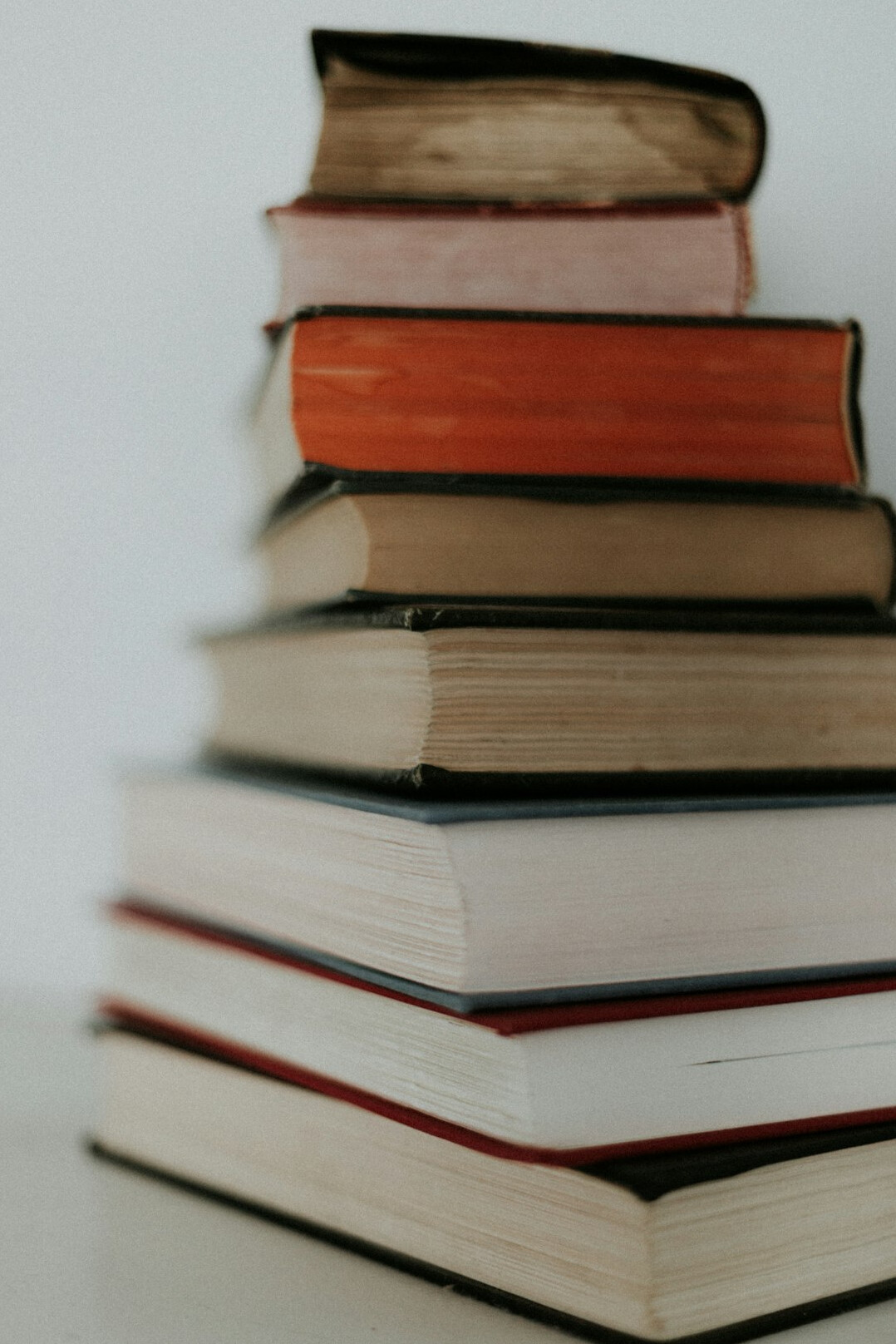 Stack of old books