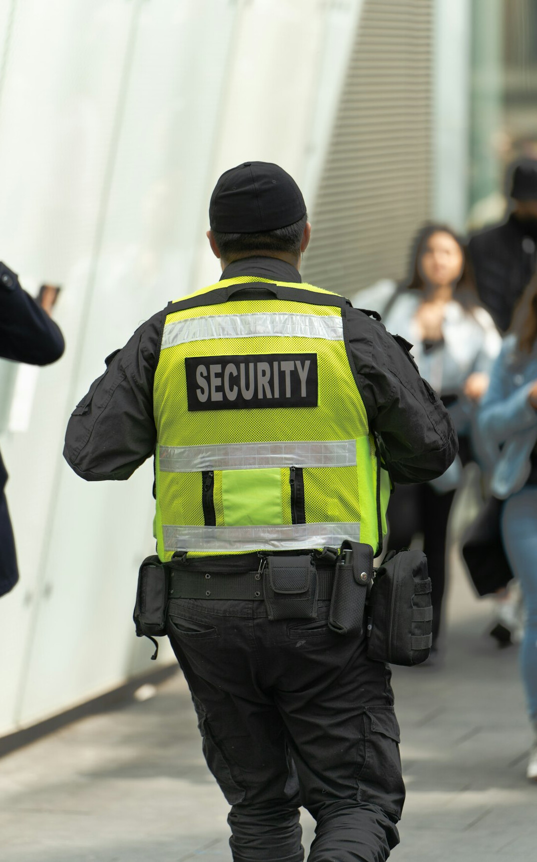 security professional in action